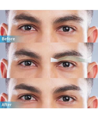 Men's Eyebrow Waxing Kit | 24 Strips + Soothing Essential Oil | Facial Hair Removal - Buy Online on GoSupps.com