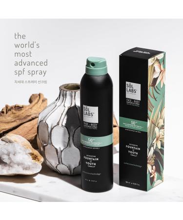 Natural Mineral SPF 50 Sunscreen Spray | Water Resistant Non-Aerosol Reef Safe Lightweight & Hydrating | Zinc Oxide No White Cast - Korean Formula - Buy Online on GoSupps.com