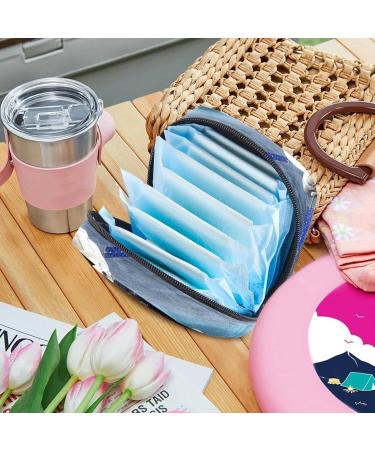 Menstrual Pad Bag with Zipper - Stylish Tampon Pouch for Women & Girls | Universe Space Design - Buy Online on GoSupps.com