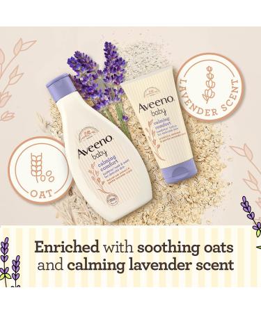 Aveeno Baby Calming Comfort Bedtime Set - Lavender & Vanilla Bath Wash + Lotion | 2-Piece Set for Delicate Skin - 250ml & 150ml - Buy Online on GoSupps.com