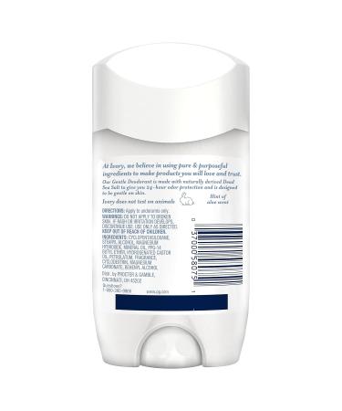 Ivory Aluminum Free Deodorant Hint of Coconut 24hr Gentle Deodorant Dermatologist Tested Baking Soda Free Paraben Free 2.4oz (Pack of 6) Hint of Coconut 2.4 Ounce (Pack of 6) - Buy Online on GoSupps.com