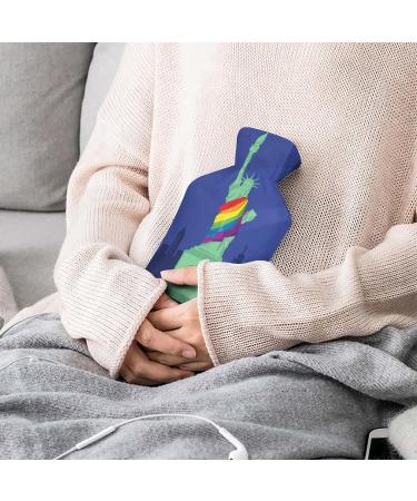 Plush Hot Water Bottle with Cover - Hand Warmer for Adults & Children 26.5x15.3cm - Ideal for Comfort & Warmth - International Shipping Available - Buy Online on GoSupps.com