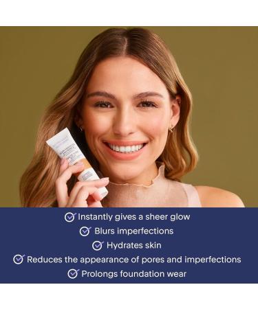 Marcelle Skincaring Glow Enhancer and Primer Illuminating & Hydrating Vegan Cruelty-Free Hypoallergenic Paraben-Free Fragrance-Free Mineral Oil-Free 30 mL - Buy Online on GoSupps.com