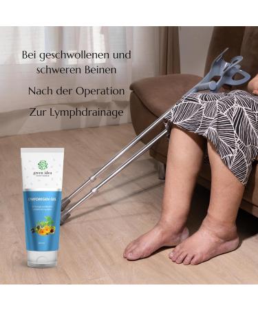 Green Idea Lym Research Gel - 250ml | Stimulates Lymphatic System & Drains Toxins with 15 Herbs & Essential Oils - Effective Regeneration - Buy Online on GoSupps.com