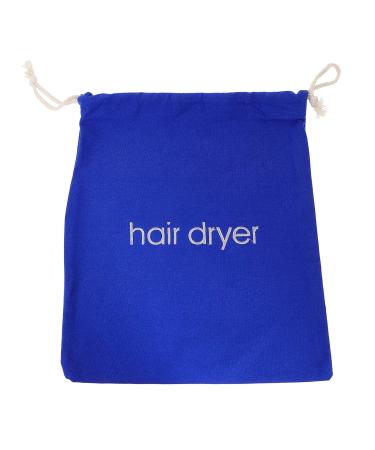 Uonlytech Black Travel Toiletry & Makeup Bag - Versatile Hair Dryer & Drawstring Backpack for Home & Travel - Buy Online on GoSupps.com