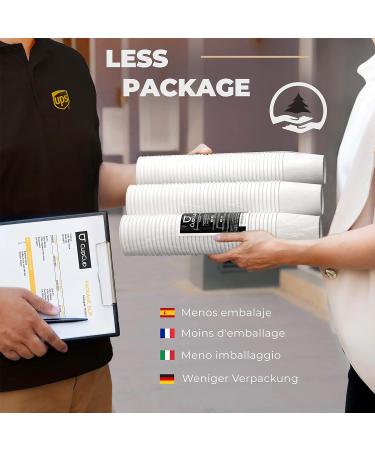 200 white paper cups 8 oz 240 ml for taking coffee with you - Buy Online on GoSupps.com