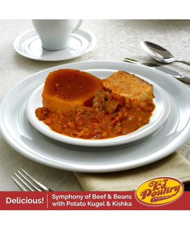 Kosher MRE Beef Chulent & Kugel (2 Pack) - Fully Cooked Shabbos Meals for Travel, Camping, and Emergency Survival - Buy Online on GoSupps.com