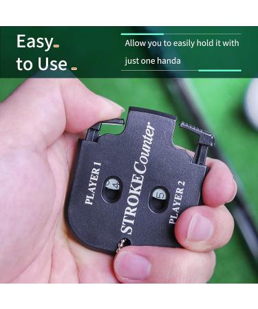 Vibit Mini Golf Score Counter Clicker (2 Pack) - Portable Stroke Tracking Tool and Keychain for Outdoor Putt Game Scorekeeping - Buy Online on GoSupps.com
