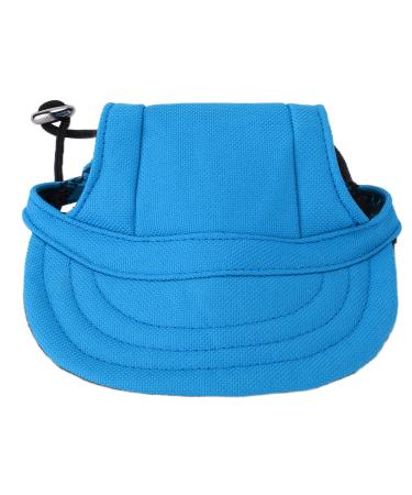 Psop dog baseball cap hat basecap baseball cap hat baseball hats dog hat dog sport hat dog sun hat with ear holes for puppies (blue m)