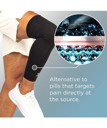 NUFABRX Lower Leg Compression Sleeve for Arthritis and Tendonitis Relief - Buy Online on GoSupps.com