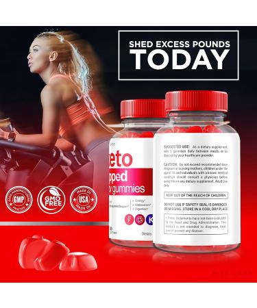 Buy (2 Pack) Keto Ripped ACV Gummies | Advanced Weight Loss Support | 5000mg All Natural Apple Cider Vinegar | 120 Gummies | Best Keto Gummies for International Shipping - Buy Online on GoSupps.com