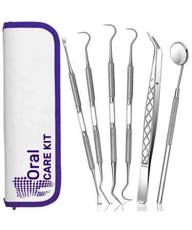 Teeth Cleaning Plaque Removal Kit Oral Care for Personal Use 6Pcs