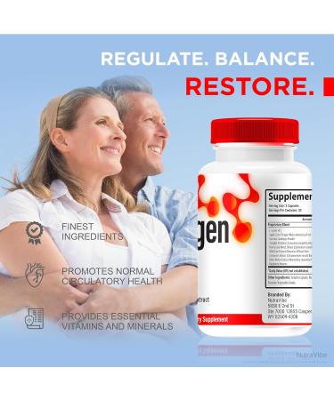 NutraVibe Glycogen Blood Balance Pills GlycogenBalance Capsule Advanced Formula All-Natural Ingredients to Support Overall Well-Being Premium Glycogen-Balance Pastillas Review (60 Capsules) - Buy Online on GoSupps.com