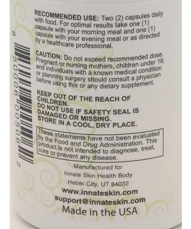 Clear Skin Acne Vitamin Pack | 60 Count Hormonal & Cystic Acne Pills by Innate Skin | Antioxidants, Botanicals, Minerals & Vitamins - Buy Online on GoSupps.com