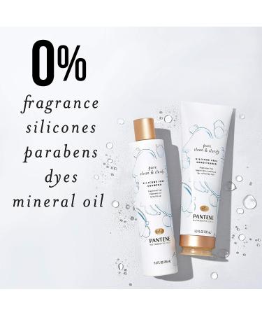 Pantene Pure Clean & Clarify Shampoo and Conditioner Set with Hair Mask | Silicone-Free Nutrient Blends | Transparent Clean & Clarify Bundle - Buy Online on GoSupps.com