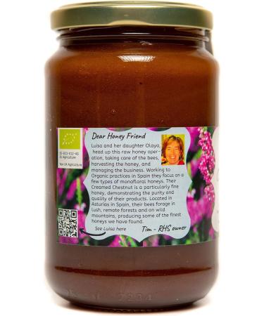 Luisa s Certified Organic Raw Creamed Heather Honey |Antibacterial & Unpasteurised |Single Origin |The Raw Honey Shop |(500g) - Buy Online on GoSupps.com