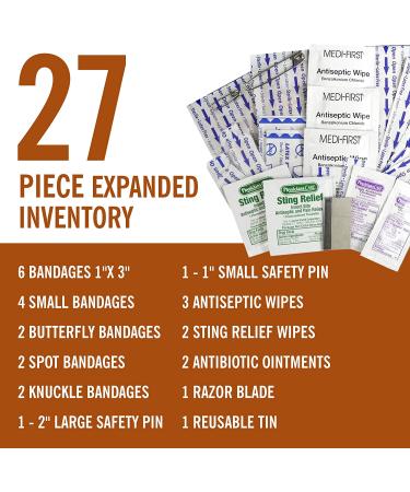 Coleman Mini First Aid Kit - 27 Pieces | Compact All Purpose Emergency Medical Supplies - Buy Online on GoSupps.com
