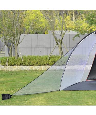 Golf Barrier Net with 2 Packs Golf Mesh Side Net Attachment Golf Cage Net Golf Triangle Side Wings Golf Barrier Wing Net for All Golf Nets by Galileo Sports 8.5x6in