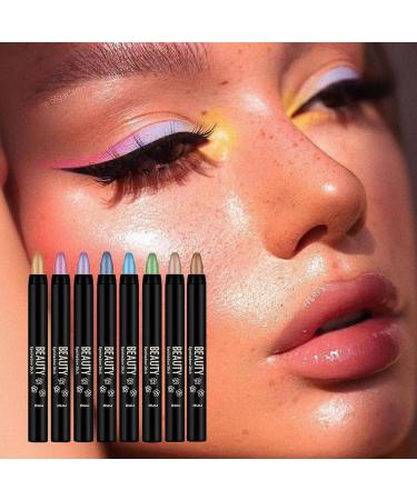 Eyeshadow Pen - Eye Highlighter Stick | Blendable Cream Waterproof Eyeshadow Stick Long-Lasting Eyeshadow Stick for Cosmetics 02 - Buy Online on GoSupps.com