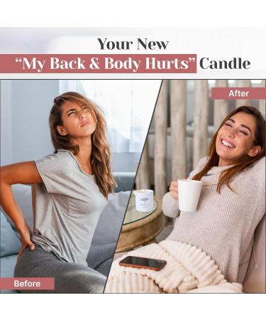 Massage Oil Candle for Relaxation | 8.1 oz Lavender Chamomile Essential Oil Body Massage Candle | Spa & Home Use | Perfect Gift for Men & Women - Buy Online on GoSupps.com