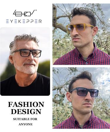 Eyekepper Transition Photochromic Reading Glasses - Oversized Large Frame +1.5 Clear for Comfortable Vision | International Shipping Available - Buy Online on GoSupps.com