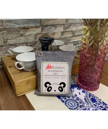 Kunova (TM) 8 Pack - 200g Each Bamboo Charcoal Deodorizer Natural Air Purifying Bags Dehumidifier Odor Absorber Odor Neutralizer for Home Shoes Car Pet Areas Total 1600 Gram - Buy Online on GoSupps.com