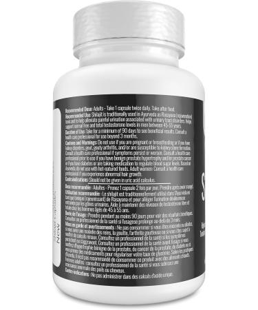 Shilajit Capsules - Pure Himalayan Organic Natural Shilajit for Men and Women - Rejuvenation Testosterone Supplement - 62 Premium Capsules x 250 mg 500 mg Daily Serving - Made in Canada - Nutritionn - Buy Online on GoSupps.com