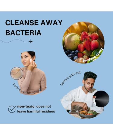 Vital Liquid Hypochlorous Acid Spray 3.4oz Travel Size HOCl Facial Mist & Daily Cleanser for Sensitive Skin | Clarifying & Calming Toner for Redness Irritation & Breakout-Prone Skin - Buy Online on GoSupps.com