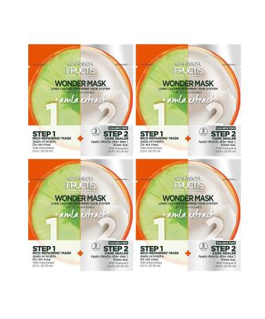 Garnier Hair Care Fructis Wonder Mask + Amla Extract 4 Count - Buy Online on GoSupps.com