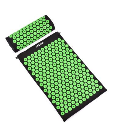 Acupressmatte acupressure mat set -yoga acupressure mat and pillow for effective and easy treatment of systematic pain and tension shakti mat