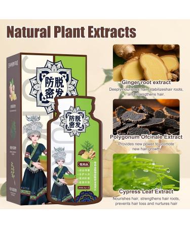 KEORHEZ Ginger Shampoo against hair loss 2 boxes Dense Hair Shampoo plant extract shampoo against hair loss effective prevention - Buy Online on GoSupps.com