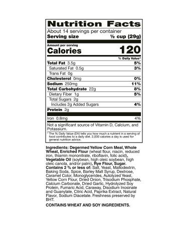 Chex Mix Traditional Savory Snack Bag Family Size 15 oz (Pack of 8) - Buy Online on GoSupps.com