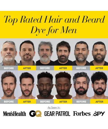 Cleverman Medium Brown All-in-One Hair & Beard Dye Kit - Ammonia-Free Natural Gray Coverage for Men - Professional Quality Ships Worldwide - Buy Online on GoSupps.com