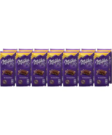 Milka Crispy Rice Chocolate Bar 2x100 g - Pack of 7 - Buy Online on GoSupps.com