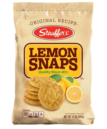 Stauffers Lemon Snaps Bag, 14-Ounce Bags (Pack of 6)