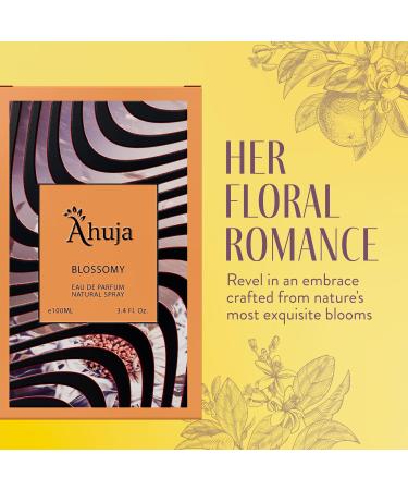 AHUJA Blossomy Eau De Parfum 3.4oz for Women Floral Notes of Natural Tuberose and Jasmine-Best Alternative to Gucci Flora Gorgeous Gardenia. Mandarin 3.4 Fl Oz (Pack of 1) - Buy Online on GoSupps.com