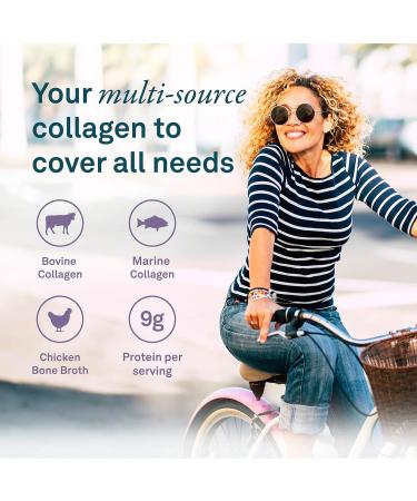 Organika Enhanced Collagen Bone and Joint Powder- with Glucosamine MSM Chondroitin Sulfate & Full Spectrum Collagen Type 1 2 3- Bovine Marine and Chicken Collagen Combination - Buy Online on GoSupps.com