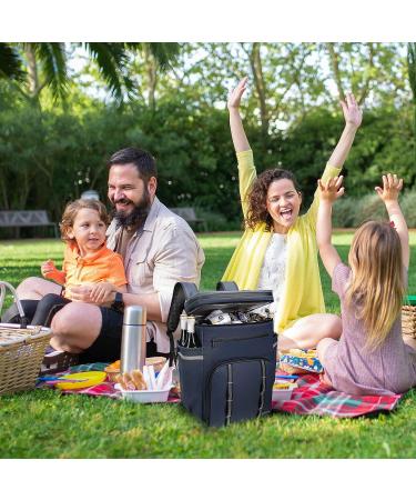 Simaixing 41L Navy Blue Backpack Cooler - Leak Proof, Insulated, Large Capacity Ice Chest - Waterproof Soft Cooler Bag for Men, Women - Ideal for Beach, Camping, Hiking - Holds 45 Cans - Buy Online on GoSupps.com