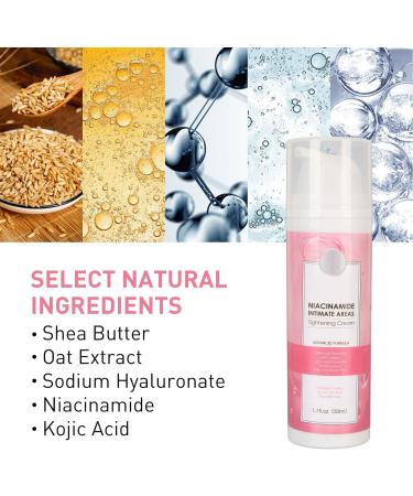 3Pcs 50ml Skin Lightening Cream Fading Dark Spots and Brightening Skin Body Bleaching Cream For Intimate Area Underarm Knees Elbows - Buy Online on GoSupps.com