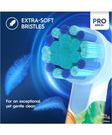 Oral-B Pro Kids Electric Toothbrush Gift Set | Disney Princess Stickers | Kid-Friendly Sensitive Mode | Ages 3+ | Purple | UK Plug - Buy Online on GoSupps.com