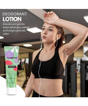 Aluminum-Free Deodorant Lotion for Women & Men Non-Toxic Hypoallergenic Extra Strength Odor Protection Whole Body & Intimate Areas (PREdeodorant Technology) with (Mushroom Extract) 2Pcs - Buy Online on GoSupps.com