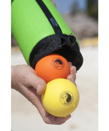 Travel Roller Deluxe Kit Foam Roller *BLACK* Includes Travel Roller 4.3 3 variable density trigger point balls/poster 6ft TPR Mobility Band 1.5 hours exclusive video instruction - Buy Online on GoSupps.com