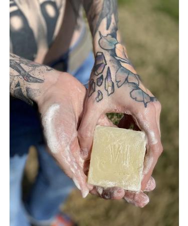 VI Tattoo Soap Shea Butter Rejuvenating Unscented Bar - 4oz Gentle Natural Aftercare for New Tattoos - Made for All Skin Types - Buy Online on GoSupps.com