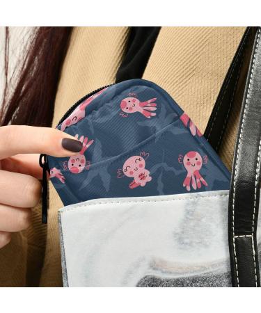 Shop Pfrewn 7 Day Pill Organizer Case - Octopus & Axolotls Travel Pill Box | Portable Vitamin & Medicine Holder - Buy Online on GoSupps.com