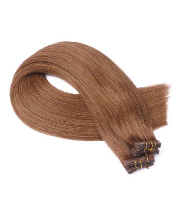 Buy #9 Tape In Hair Extensions - 40cm 100% Remy Real Hair - 30 Bricks 4cm Wide | Novon Hair Extensions - International Shipping - Buy Online on GoSupps.com