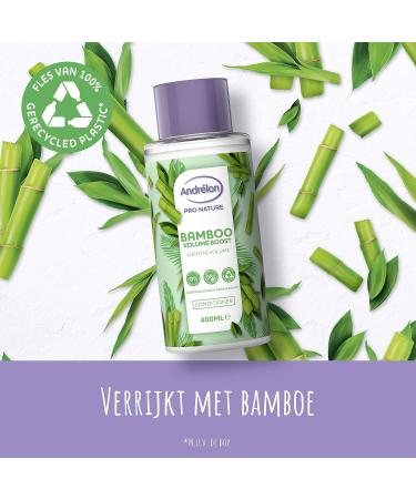 Unilever Benelux Andr lon Pro Nature Bamboo Volume Boost Hair Conditioner hydrates lifeless hair and provides airy volume with a natural shine 400 ml - Buy Online on GoSupps.com