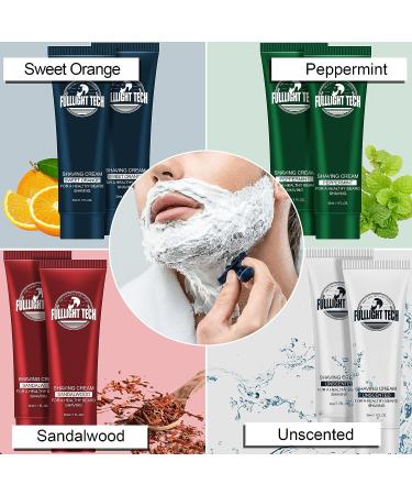 Travel Shave Cream Gift Set for Men - Luxury Close Shave Kit for Him - Perfect Christmas, Birthday, or Stocking Stuffer Gift - 8 Piece Set - Buy Online on GoSupps.com