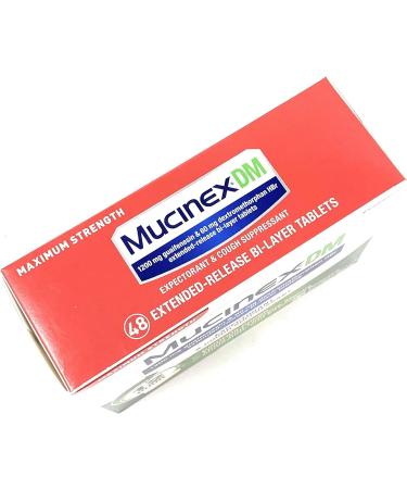 Mucinex DM Max Strength 48 Tablets - Fast-Acting Cold Relief - Buy Online on GoSupps.com