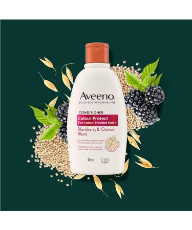 Aveeno Colour Protect Blackberry & Quinoa Scalp Soothing Conditioner 300ml - Buy Online on GoSupps.com