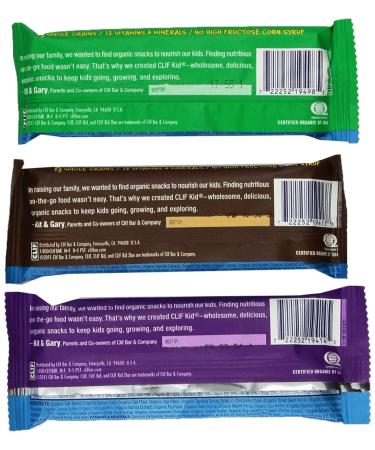 CLIF Kids Zbar Variety Pack 36 Count - 1.27 oz Bars - Buy Online on GoSupps.com